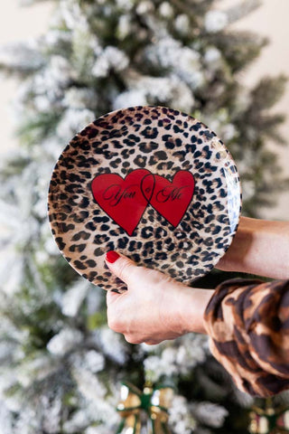 Lifestyle image of the You & Me Decorative Wall Plate