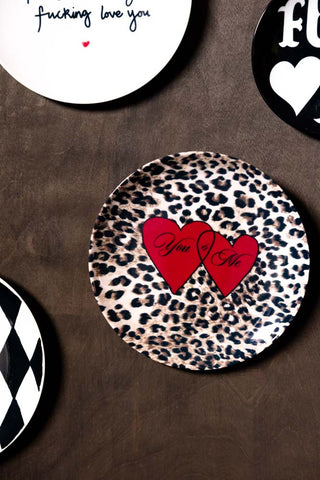 Detail image of the You & Me Decorative Wall Plate