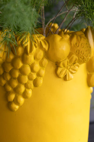 Image of the finish on the You're So Golden Fruits Planter