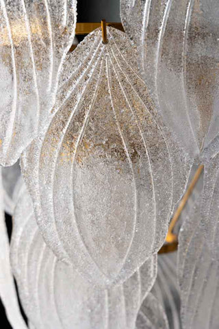 Image of the material for the Frosted Leaves Chandelier