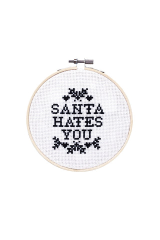 Image of the Santa Hates You Sewing Kit on a white background