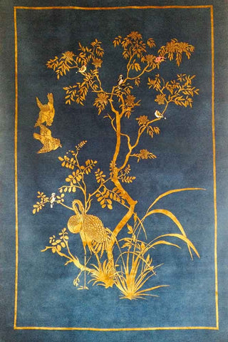 Image of the Wendy Morrison Jardin De Chinois Hand Knotted Wool & Silk Rug