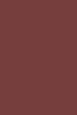 Block colour paint sample of 'Pimpernel', a warm rusty red shade.