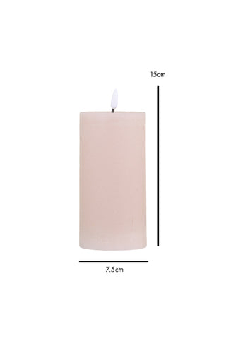 Dimension image of the Small LED Pillar Candle