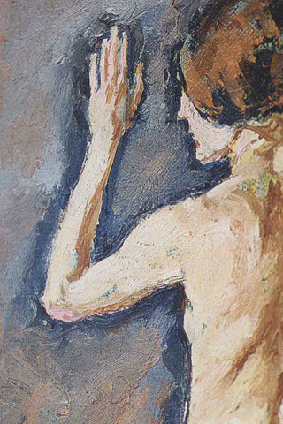 Detail image of the Abstract Nude Canvas - Framed