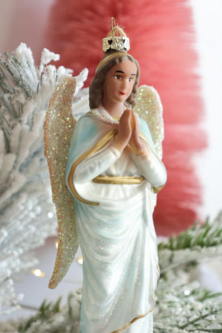 Close-up image of the Angel Christmas Tree Decoration 
