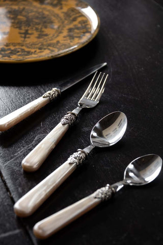Image of the Antique Champagne Cutlery 4-Piece Set