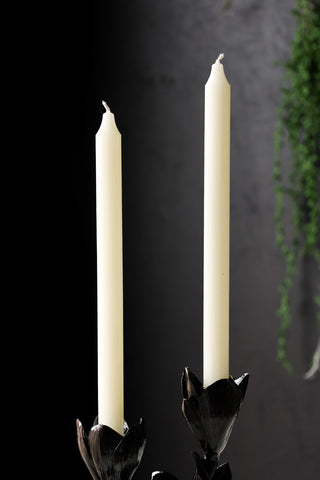 Close-up image of the Beautiful Dinner Candle - Ivory