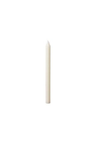 Image of the Beautiful Dinner Candle - Ivory on a white background