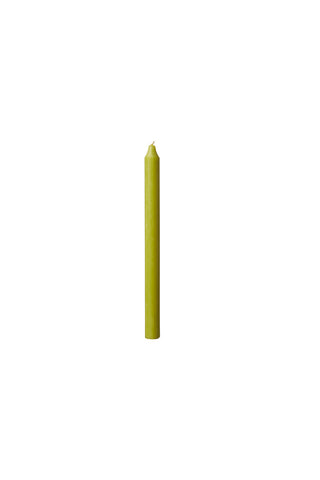 Image of the Beautiful Dinner Candle - Lime Green on a white background