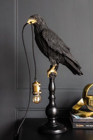 Image of the Black Crow Table Lamp switched off