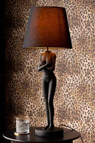 Image of the Black Naked Lady Table Lamp