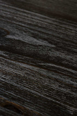 Image of the colour of the Black Wood Dining Table With Slatted Legs