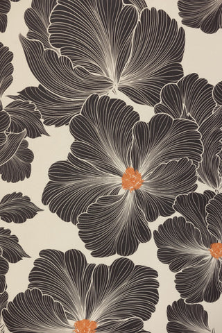 Image of the colour for the Rockett St George Bohemian Bloom Graphite Wallpaper