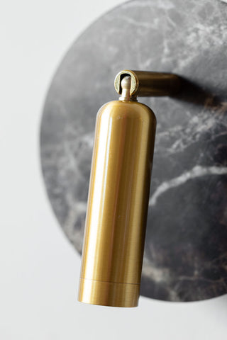 Image of the finish for the Brown Marble Effect Light With USB