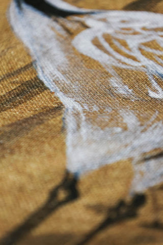 Close-up image of the texture of the Cedomin Quilt Tapestry Throw In Clow