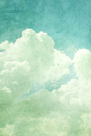Close-up image of the Clouds Art Print