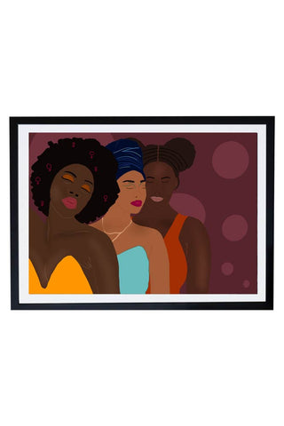 Image of the Collective Joy By Lucy J Turner - A2 Framed