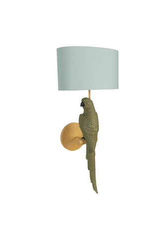 Image of the Colourful Parrot Wall Lamp on a white background