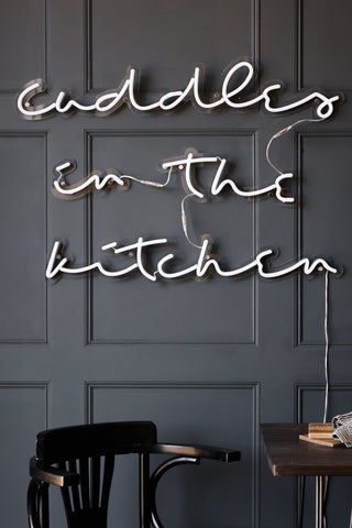 Image of the Cuddles In The Kitchen Neon Wall Light