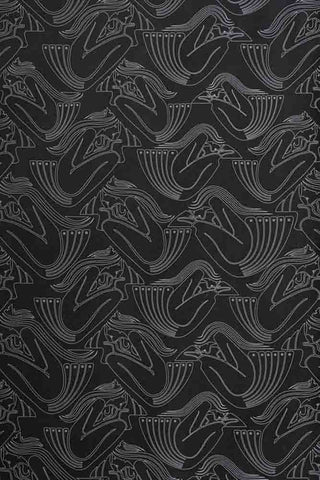Image of the Rockett St George Deco Nymph Midnight Wallpaper