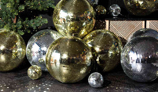 Landscape image of the Gold Disco Ball - 40cm