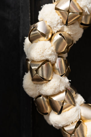 Image of the Double-sided Ivory Bell Christmas Wreath