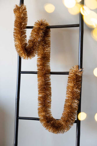 Lifestyle image of the Eco-Friendly Recycled Metallic Gold Tinsel