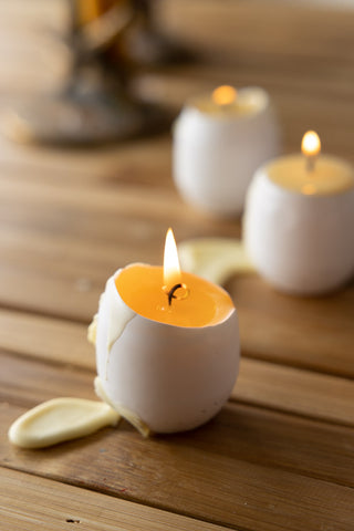 Image of the finish for the Egg Candle