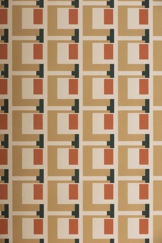 Image of the Rockett St George Electric Geometric Sand Wallpaper