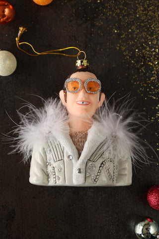 Lifestyle image of the Elton Inspired Christmas Decoration
