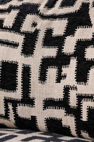 Close-up image of the Fabulous Monochrome Pattern Club Chair