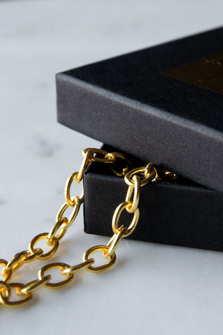 Detail image of the Gold Crystal Evil Eye Charm Bracelet