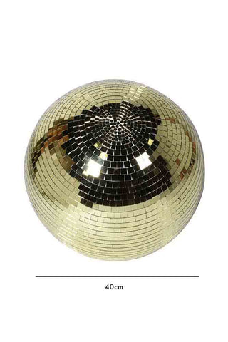 Dimension image of the Gold Disco Ball - 40cm