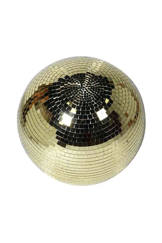 Image of the Gold Disco Ball - 40cm on a white background