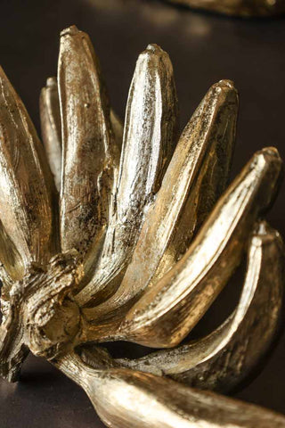 Close-up image of the Gold Bunch Of Bananas Ornament