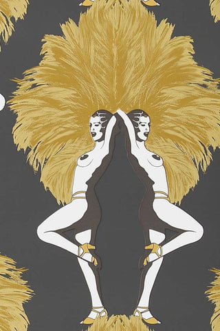 Image of the Graduate Collection Showgirl Black & Gold Wallpaper