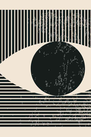 Close-up image of the Graphic Eye Art Print