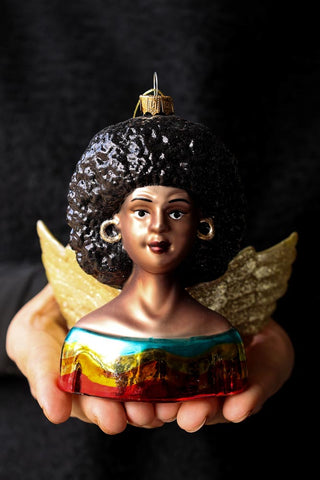 Image of the Groovy Angel Inspired Christmas Decoration