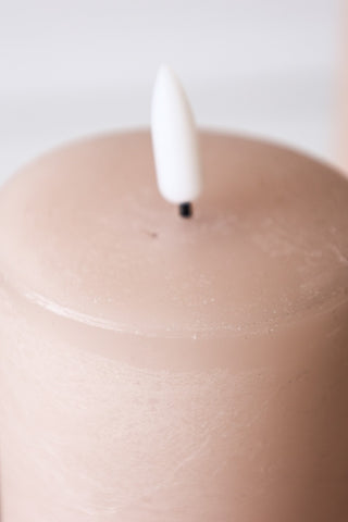 Image of the top of the Small LED Pillar Candle