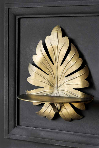 Image of the Gold Leaf Wall Shelf