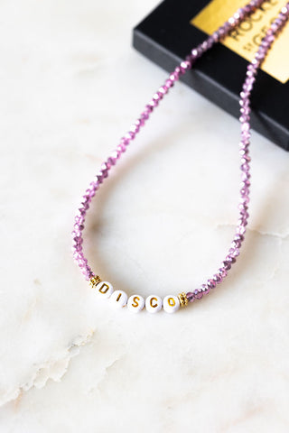 Image of the Lilac Disco Necklace