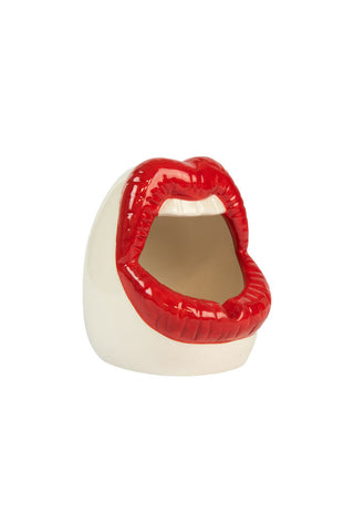 Image of the Red Lips Ashtray on a white background 