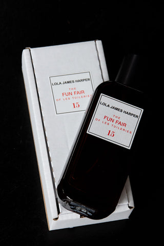 Image of the Lola James Harper Fun Fair Room Spray with the box