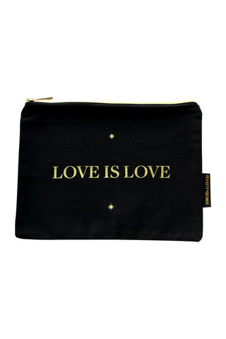 Image of Love Is Love Pouch Wash Bag on a white background
