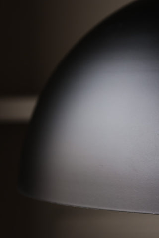 Image of the shade on the Sublime Matt Black Table Lamp