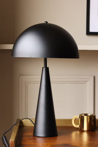 Image of the Sublime Matt Black Table Lamp