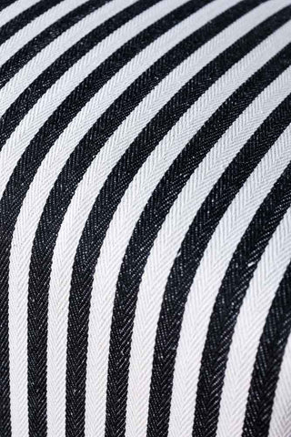 Image of the material for the Monochrome Striped Swivel Chair