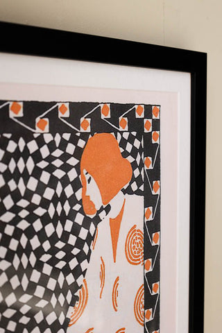 Detail image of the Monochrome Beauties Art Print - Framed