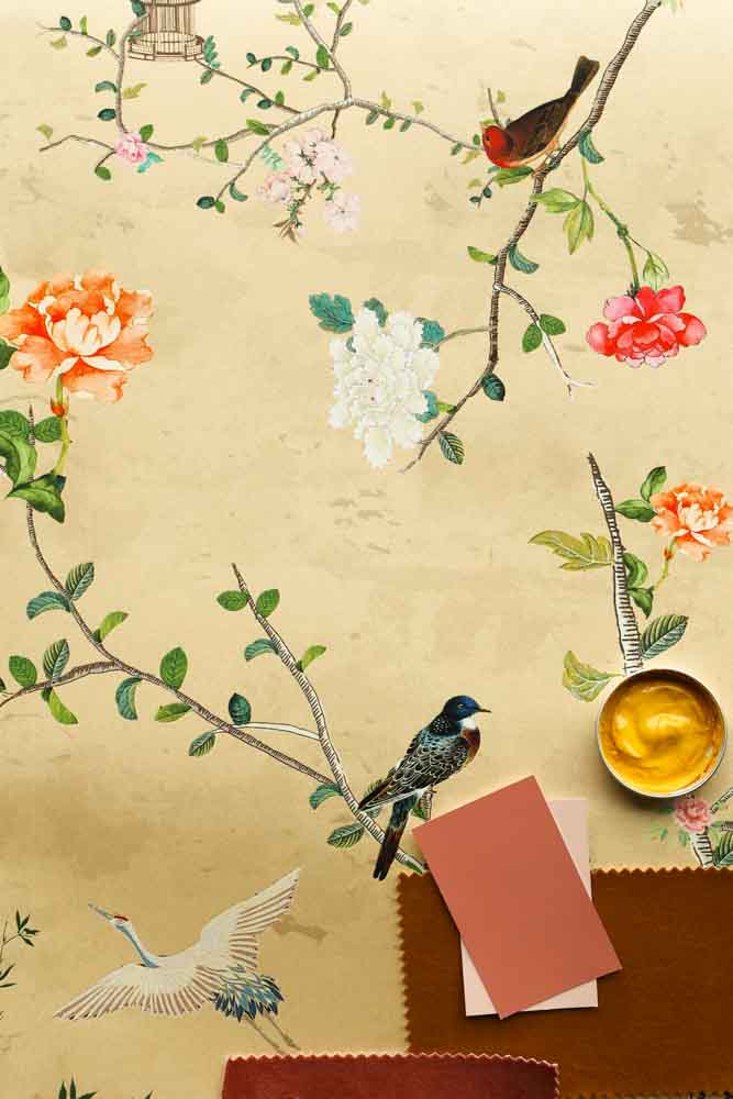 Chinoiserie Wallpaper  WP 186  Shaakh